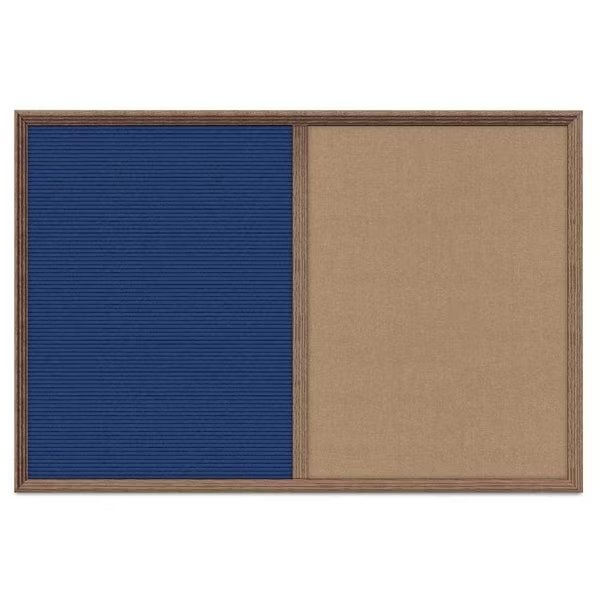 Enclosed Corkboard, 1 Door, 24